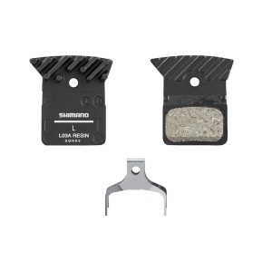 Klocki rowerowe hamulcowe Shimano L03A żywiczne z radiatorem