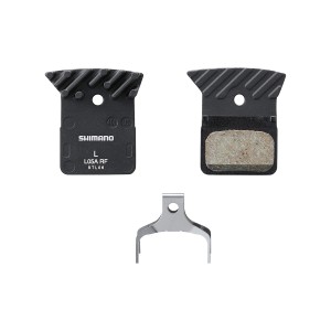 Klocki rowerowe hamulcowe Shimano L05A żywiczne z radiatorem