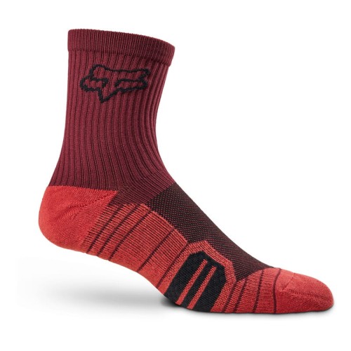 Skarpety rowerowe FOX 6 Ranger Cushion Dark Maroon