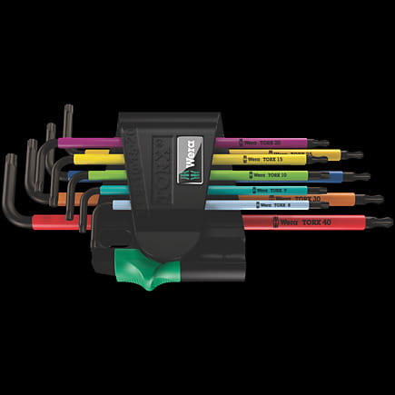Zestaw kluczy Torx Wera BO Multicolour 1 z magnetyzerem
