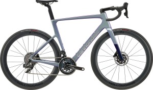 Rower Cannondale SuperSix EVO Carbon 1 Mystique Gray (Tint), Midnight Blue and Brushed Chrome 