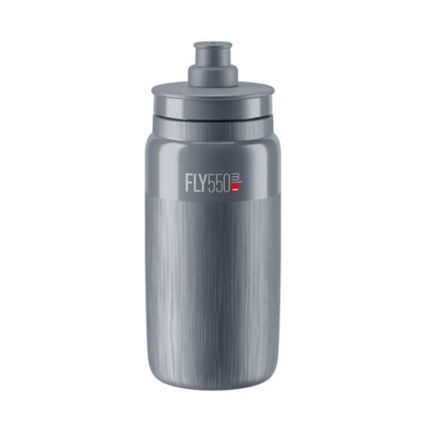 Bidon rowerowy Elite FLY TEX Grey 550 ml 