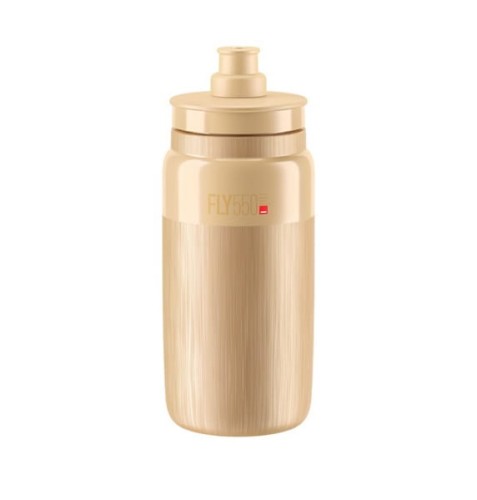 Bidon rowerowy Elite FLY TEX Beige 550 ml