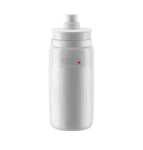 Bidon rowerowy Elite FLY TEX White 550 ml 