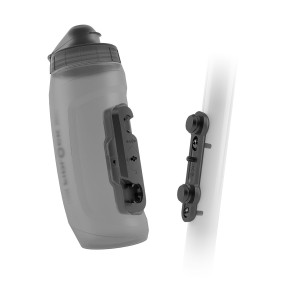 Bidon rowerowy Fidlock Twist 590 czarny transparentny + baza BIKE