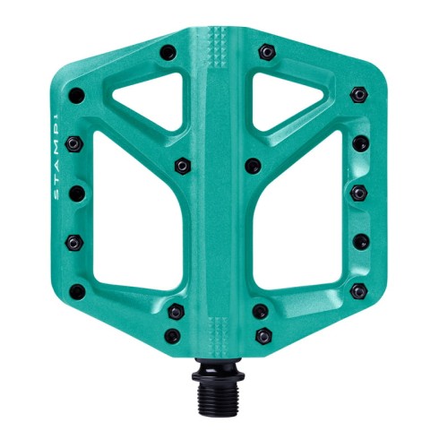 Pedały rowerowe Crank Brothers Stamp 1 duże Turkusowe