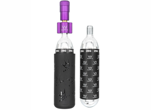 Pompka rowerowa Peaty’s Holeshot naboje CO2 violet
