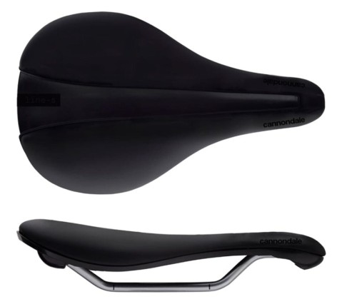 Siodło rowerowe Cannondale Line S Cromo Flat 142 mm czarne
