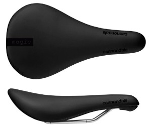 Siodło rowerowe Cannondale Magic Cromo Radius 142 mm czarne