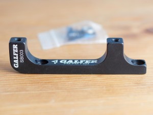 Adapter Galfer SB003 czarny Post Mount + 63mm