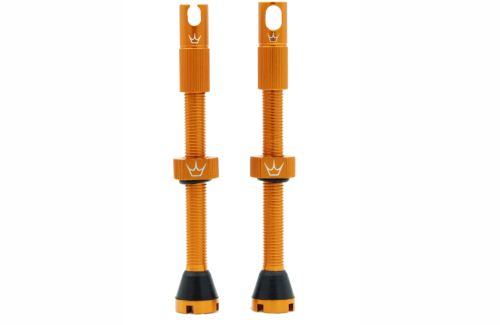 Komplet wentyli do kół bezdętkowych Peaty's X Chris King MK2 Tubeless mango 60mm