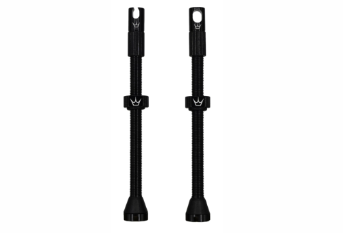 Komplet wentyli do kół bezdętkowych Peaty's X Chris King MK2 Tubeless black 80mm