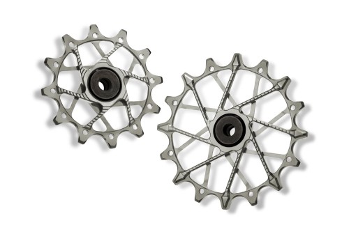 Kółka przerzutki Garbaruk Sram 12T+16T 11/12s srebrne