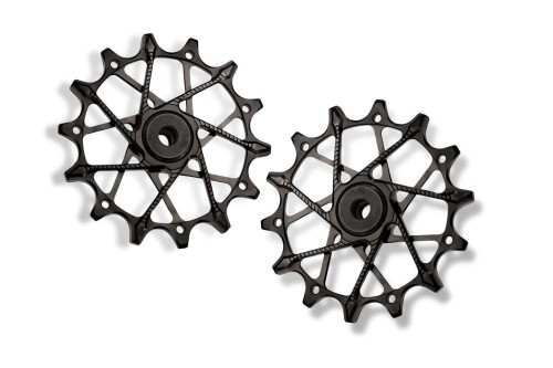 Kółka przerzutki Garbaruk Shimano 14T+14T 12s czarne 