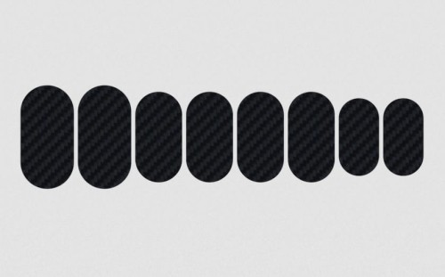 Osłona na ramę LIZARDSKINS PATCH KIT CARBON LEATHER zestaw 8szt.