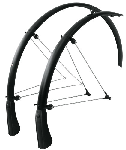 Błotniki rowerowe SKS Bluemels Matt 28" 45mm czarne matowe