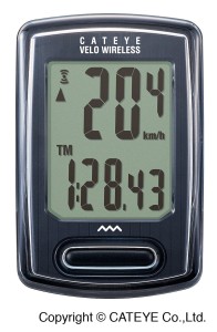 Licznik rowerowy Cat Eye Velo Wireless CC-VT230W czarny