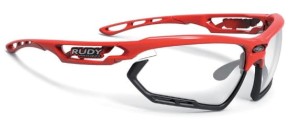 Okulary rowerowe Rudy Project Fotonyk Fire Red Gloss blk ImpX czerwono-czarne