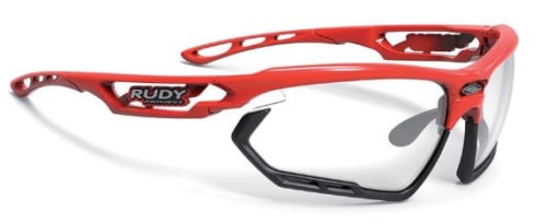 Okulary rowerowe Rudy Project Fotonyk Fire Red Gloss blk ImpX czerwono-czarne