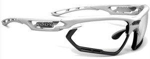 Okulary rowerowe Rudy Project Fotonyk White ImpX2 Black biało-czarne