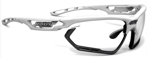 Okulary rowerowe Rudy Project Fotonyk White ImpX2 Black biało-czarne