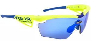 Okulary rowerowe Rudy Project Genetyk Yellow Fl MLS Blue