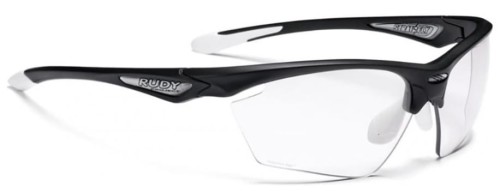 Okulary rowerowe Rudy Project Stratofly czarno/białe PhotoClear