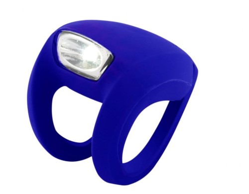Lampka rowerowa tył Knog Frog Strobe fioletowa