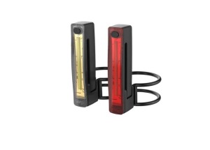 Komplet lampek rowerowych Knog Plus Twinpack przód + tył czarna 
