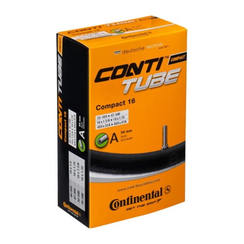 Dętka rowerowa Continental Compact 16 Auto 34mm
