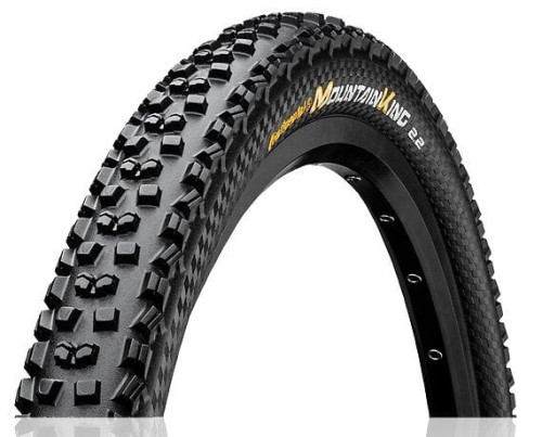 Opona rowerowa Continental Mountain King II 27,5x2,2" czarna drut