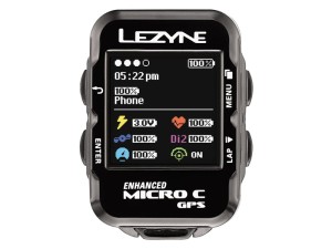 Licznik rowerowy Lezyne Micro Color GPS HR Loaded kolorowy wyświetlacz