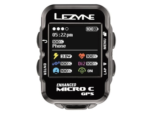 Licznik rowerowy Lezyne Micro Color GPS HR Loaded kolorowy wyświetlacz
