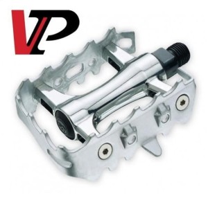 Pedały VP-349A alu 9/16" KK srebrne