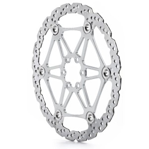 Tarcza hamulcowa Hope 203 mm wentylowana V4 Srebrna