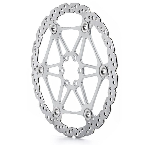 Tarcza hamulcowa Hope 203 mm wentylowana V4 Srebrna
