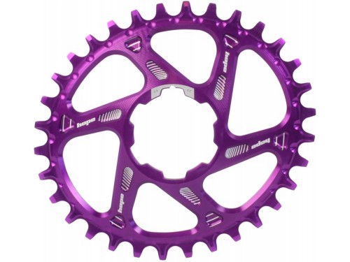Zębatka do korb Hope 34 T Oval Boost fioletowa