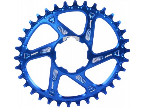 Zębatka do korb Hope 34 T Oval Boost niebieska
