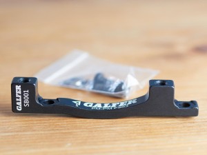 Adapter Galfer SB001 czarny Post Mount + 43mm