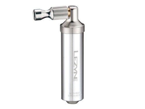 Pompka rowerowa na naboje Lezyne Alloy Drive CO2 srebrna