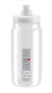 Bidon rowerowy Elite FLY przezroczysty 550 ml