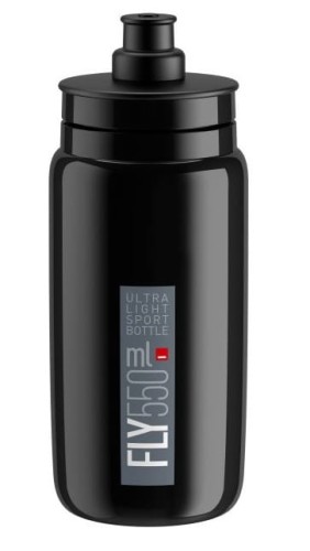 Bidon rowerowy Elite FLY czarny 550 ml