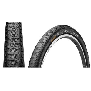 Opona rowerowa Continental Double Fighter III 24 x 1,75 Drut
