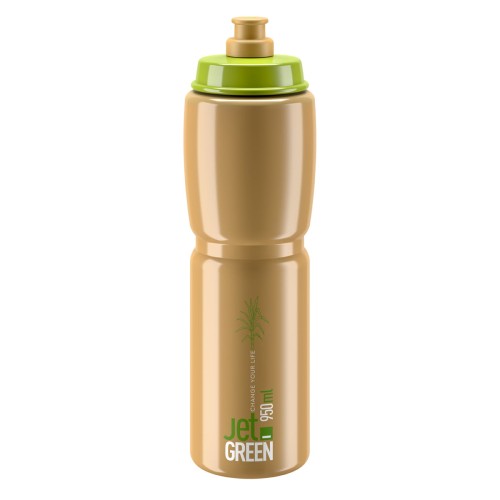 Bidon rowerowy Elite FLY Jet Zielono brązowy 950 ml