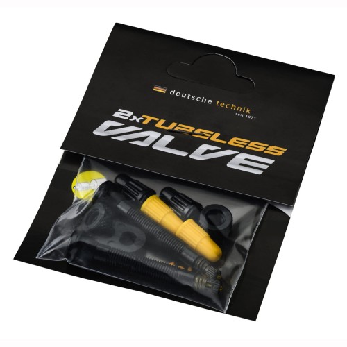 Komplet wentyli do kół bezdętkowych Continental Tubeless Valve czarny