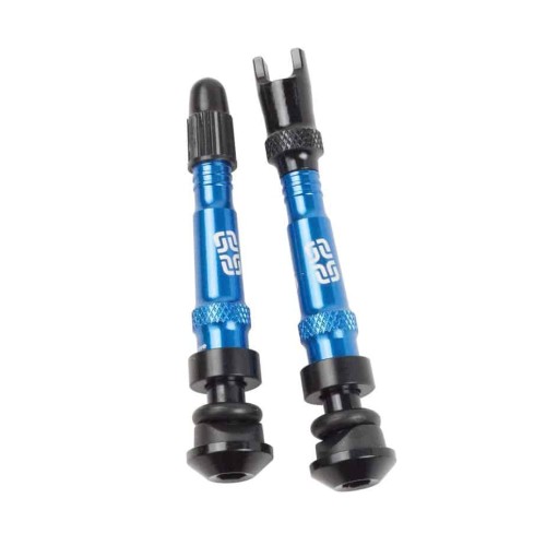 Komplet wentyli do kół bezdętkowych e13 Tubeless niebieski