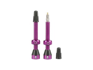 Komplet wentyli do kół bezdętkowych Tubolight Valves fioletowy.