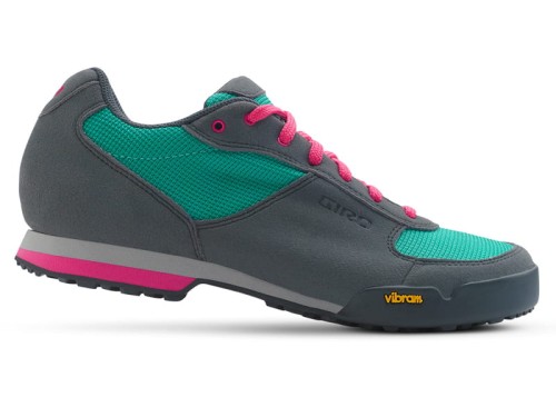 Buty rowerowe MTB Giro Petra VR damskie szaro/turkusowo/różowe