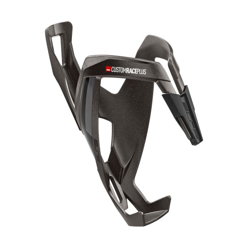 Koszyk rowerowy na bidon Elite Custom Race Plus tytanowy metal