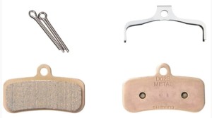 Okładziny hamulca tarczowego Shimano D02S metaliczne